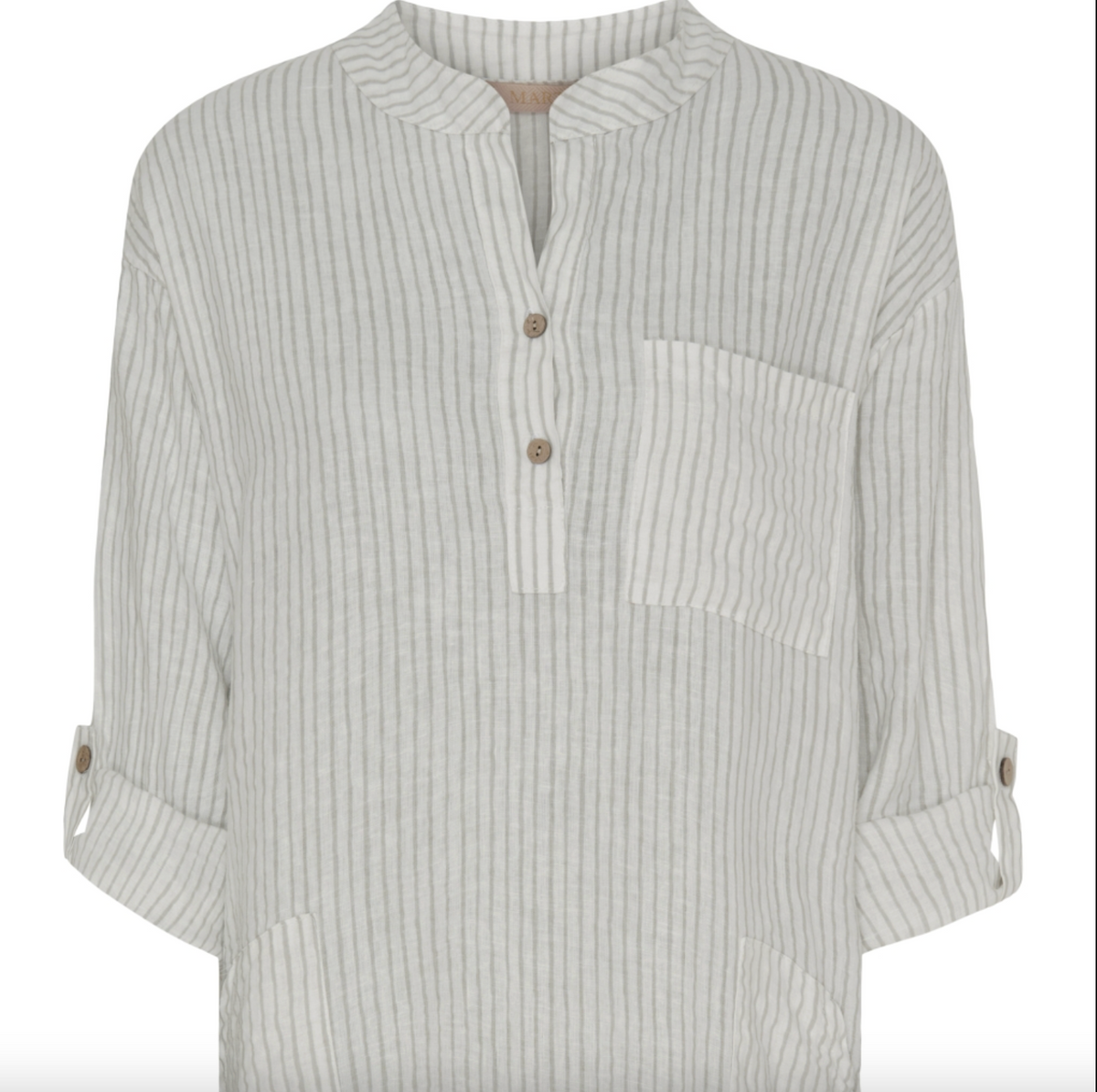 Jurk Linnen – Grey Stripe