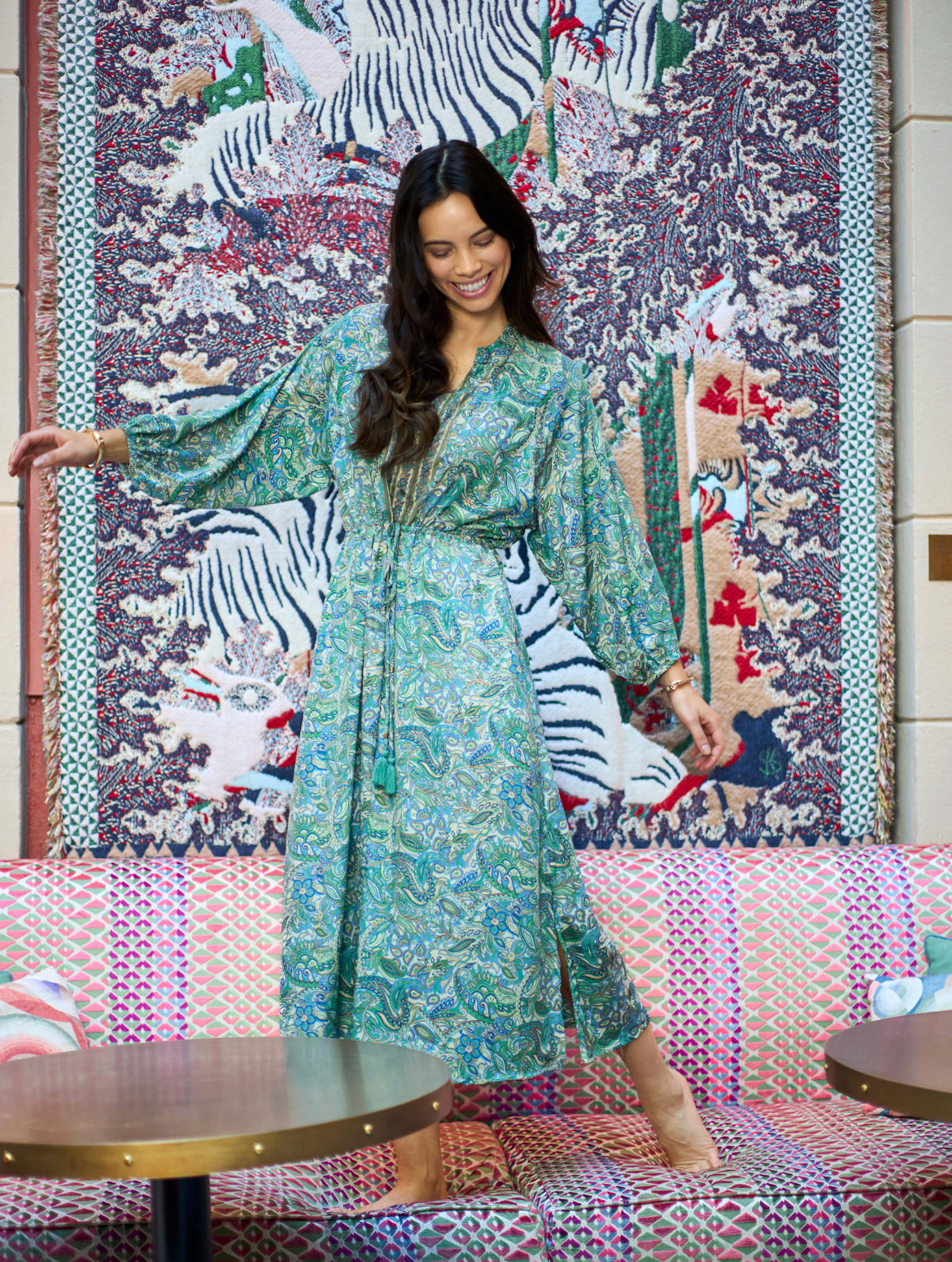 Jurk Luna Sea Green