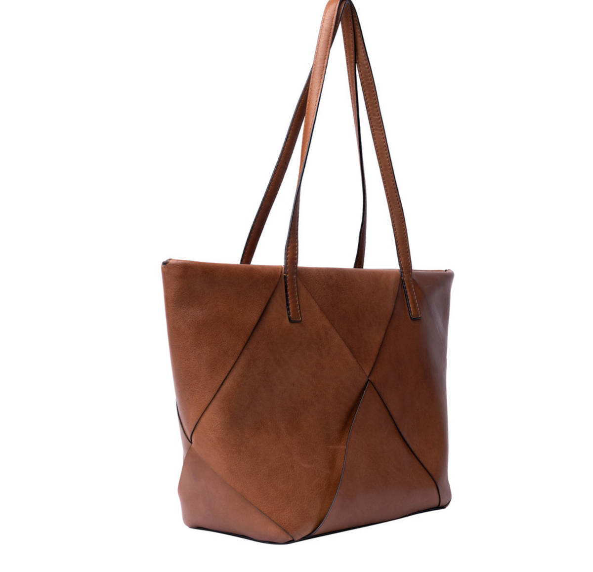 Schoudertas Olia cognac