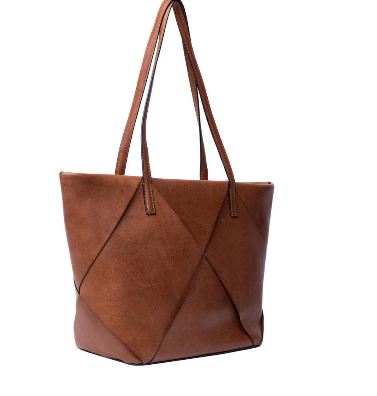 Schoudertas Olia cognac