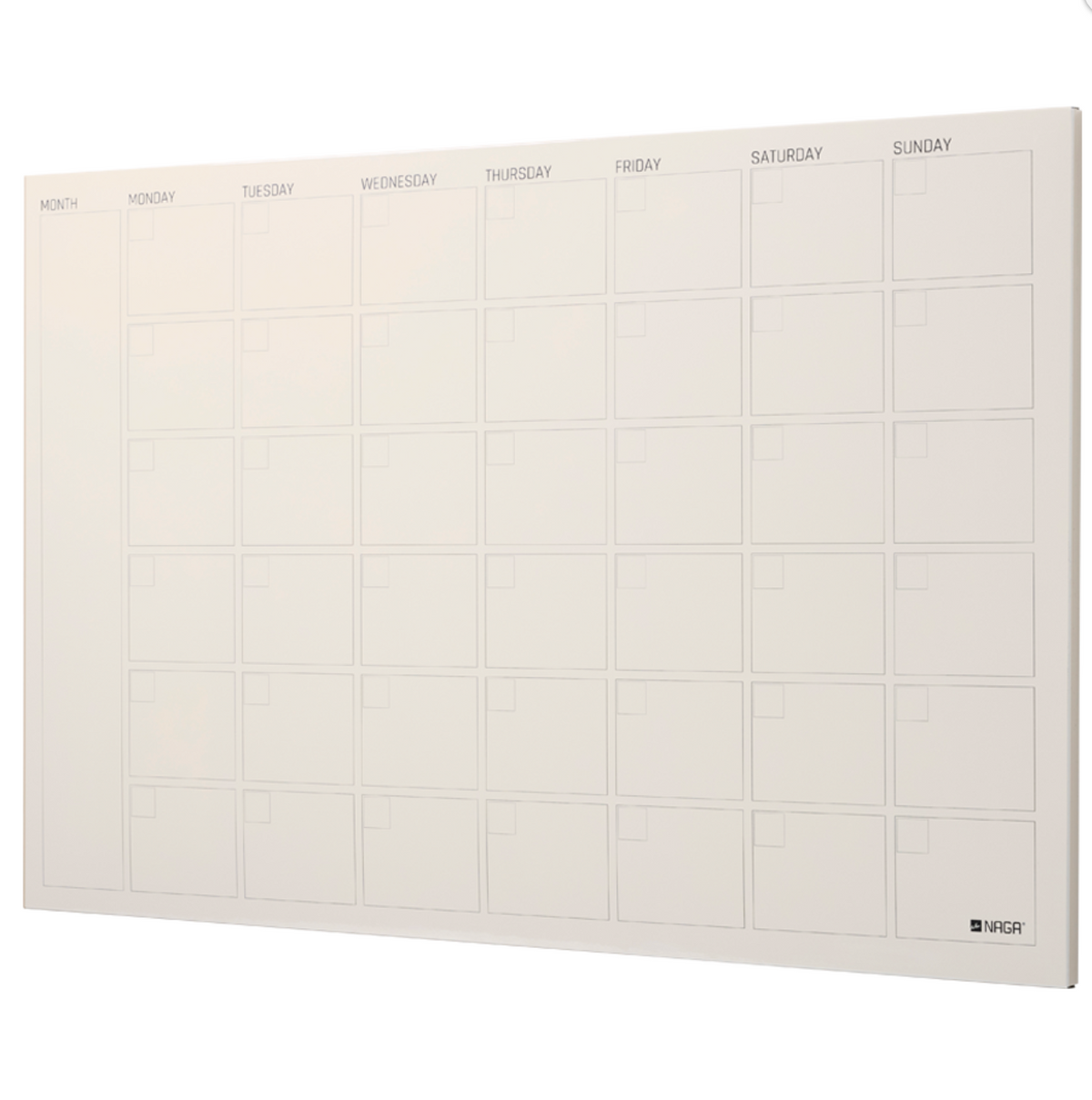 Bord magnetisch beige - Month planner