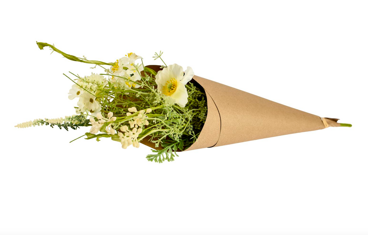 Boeket WILD FLORA - Crème / Wit