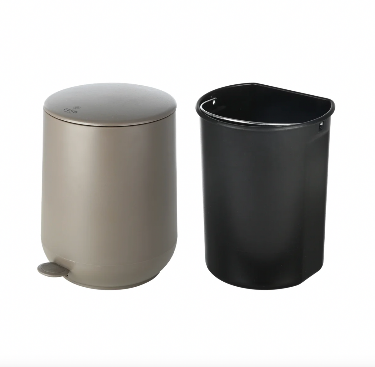 Toiletemmer 5 liter - Bruin