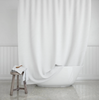 Douchegordijn Estia white - 180x200
