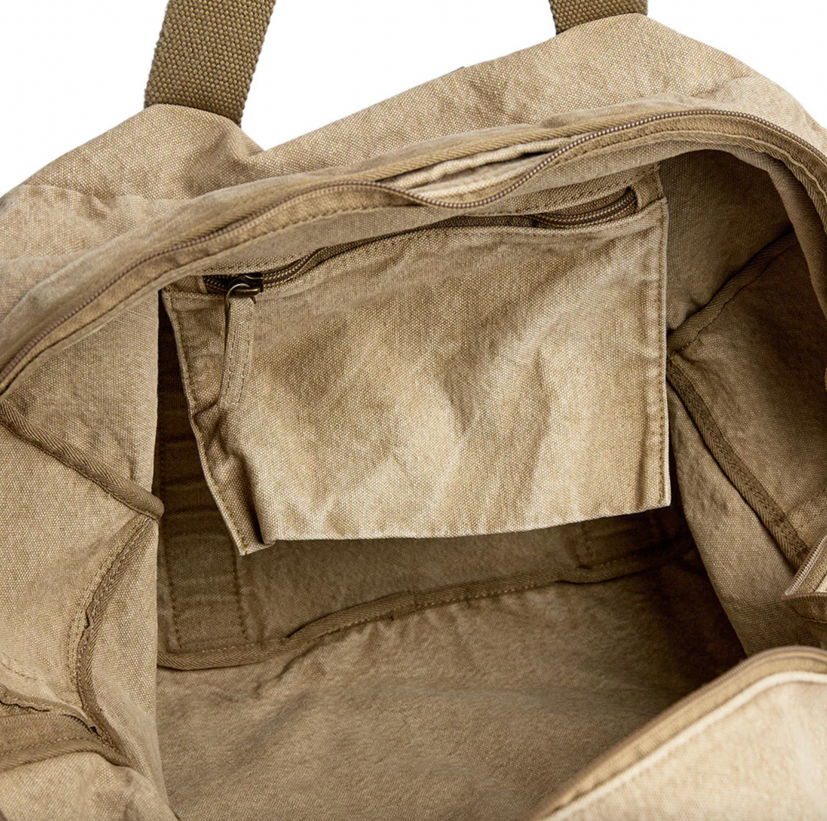 Weekendtas Toledo cotton - Zand
