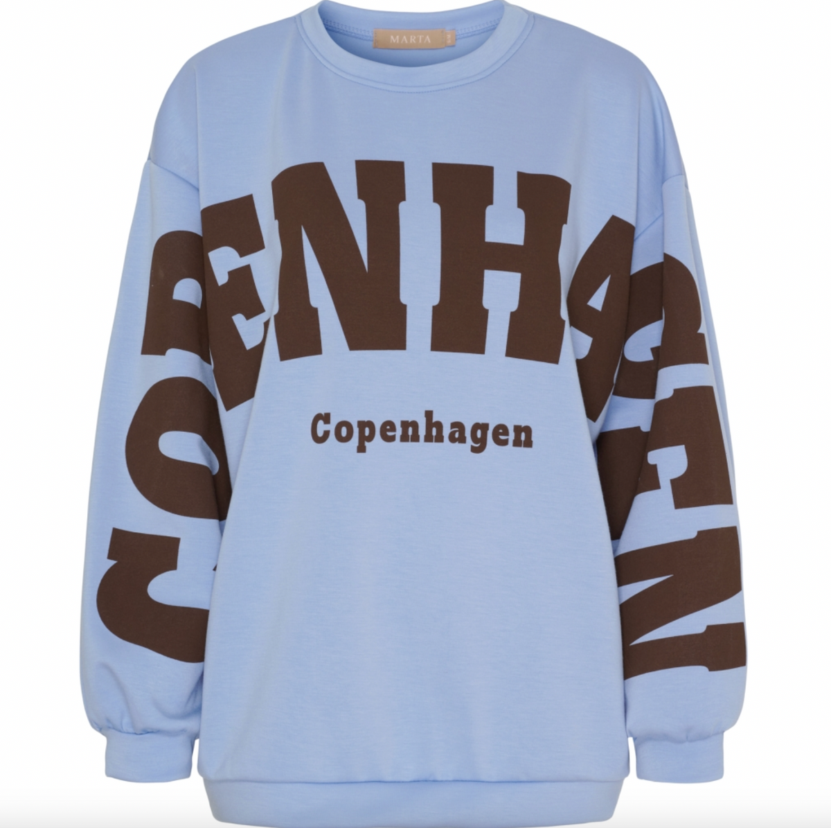 Blouse Hibiscus - Sky blue