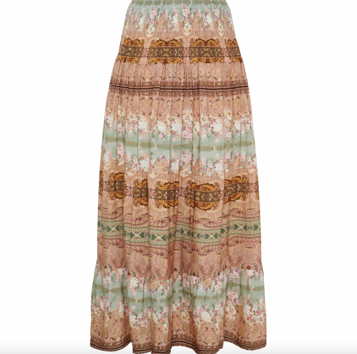 Rok boho camello