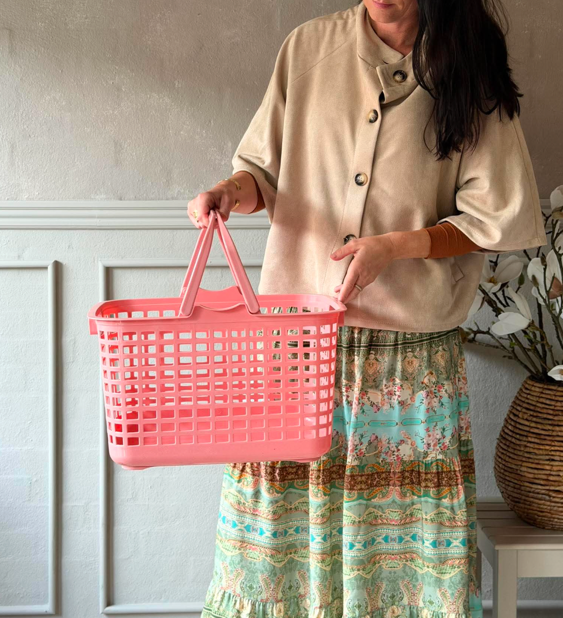 Opbergmand Pink - Summer deal