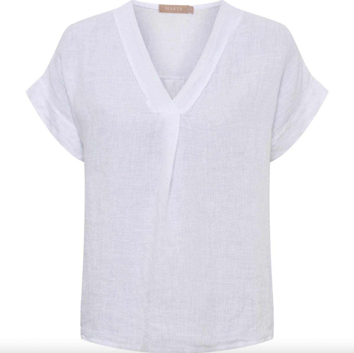 T-shirt - White linen