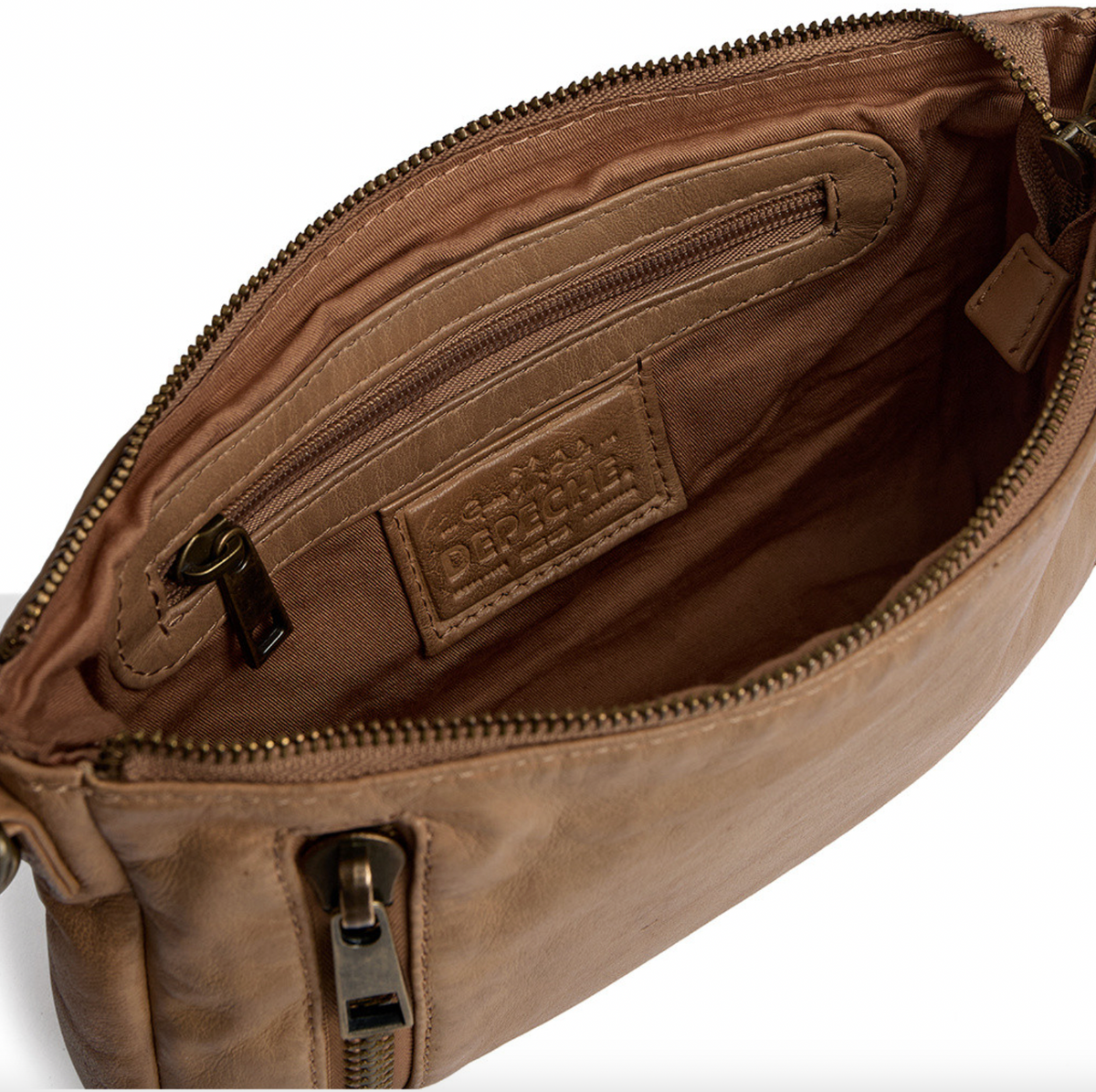 Clutch crossbodytas - Camel