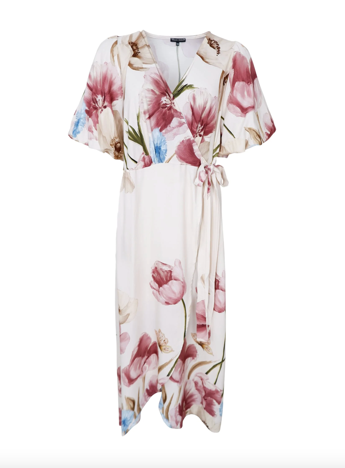 Jurk BELL wrap - Creme