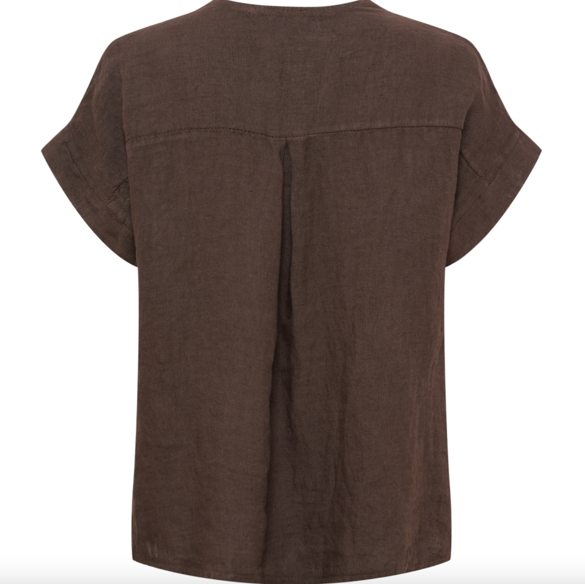 T-shirt - Mocca linnen