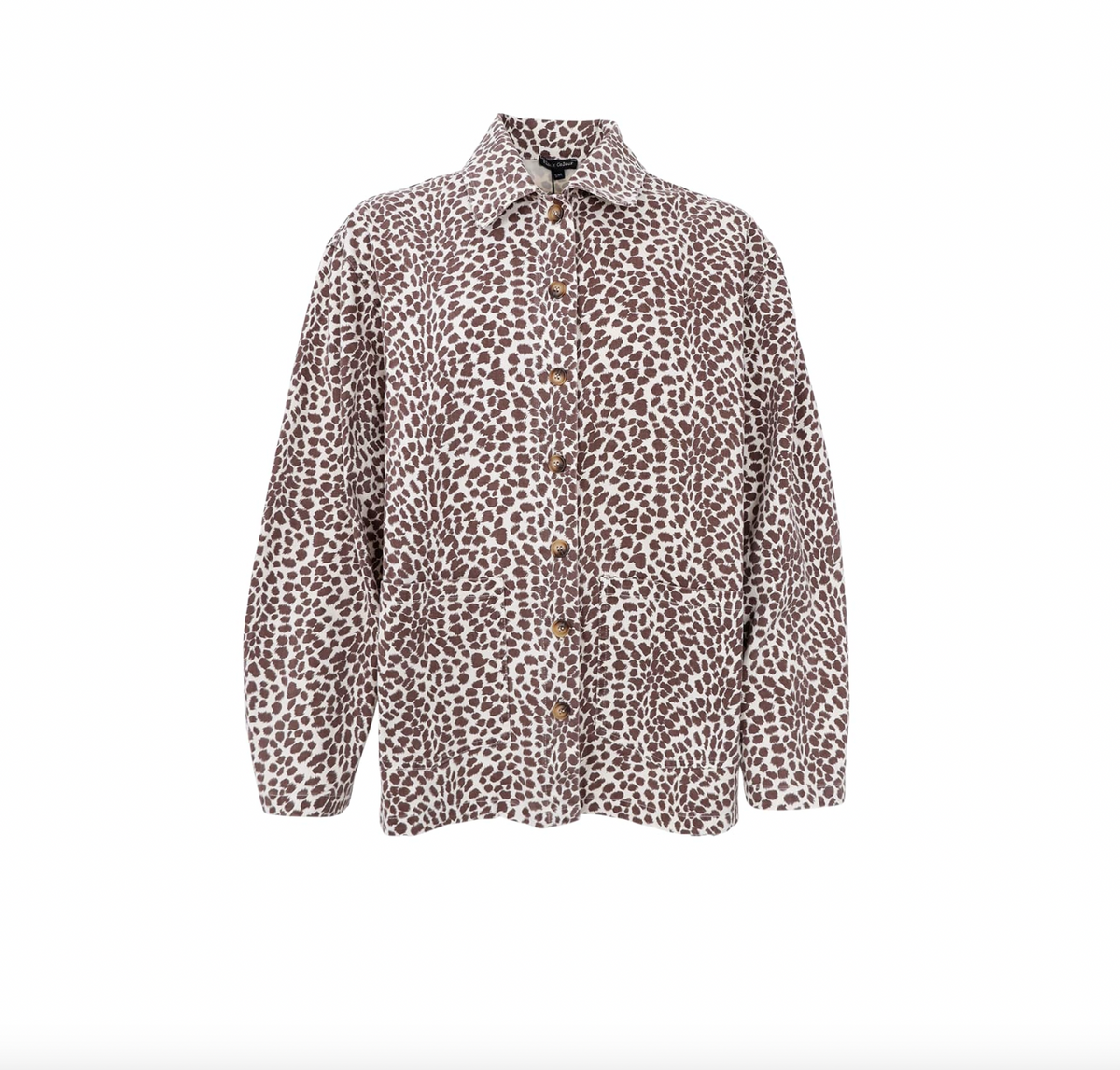 Jas canvas leopard