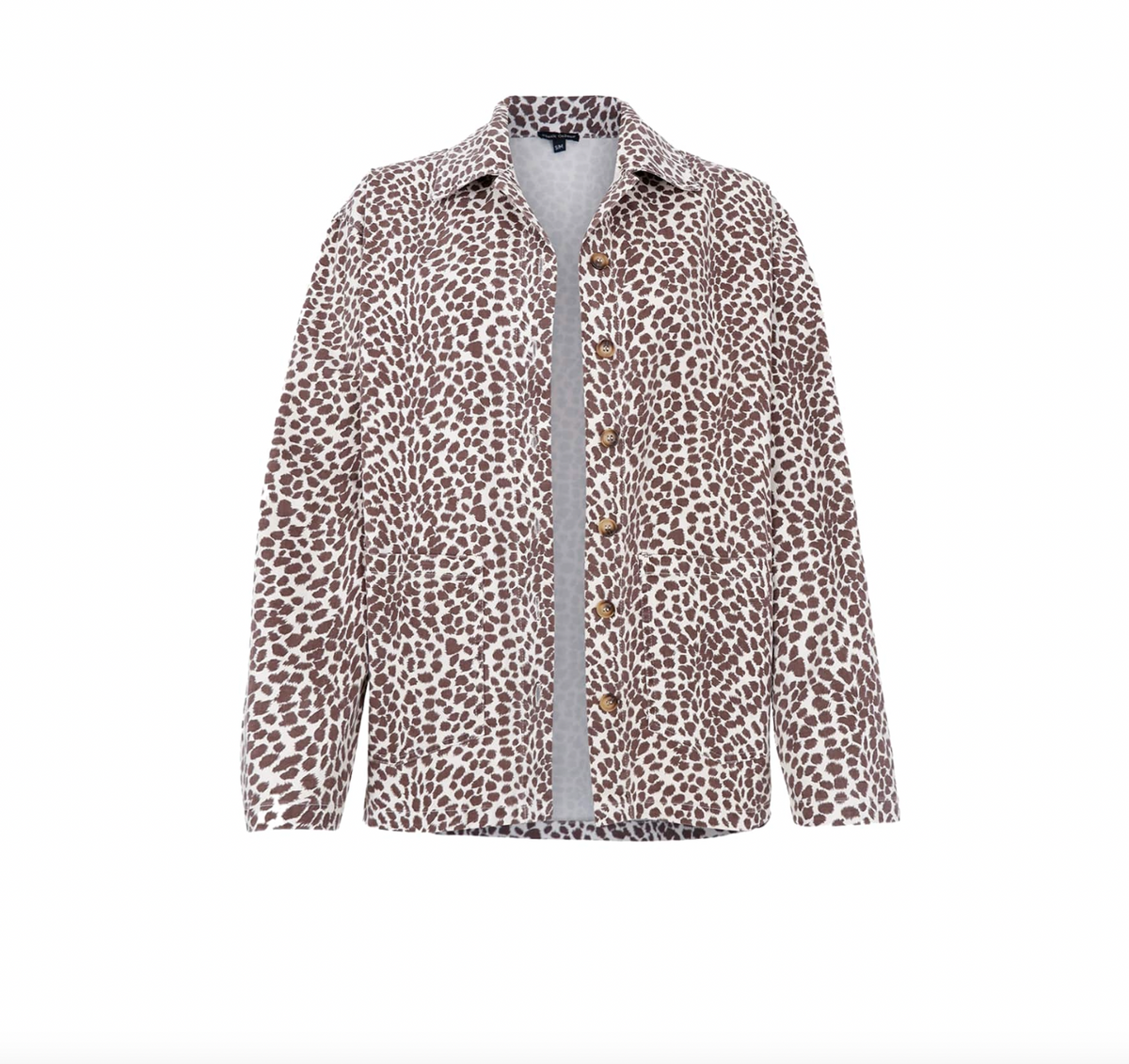 Jas canvas leopard
