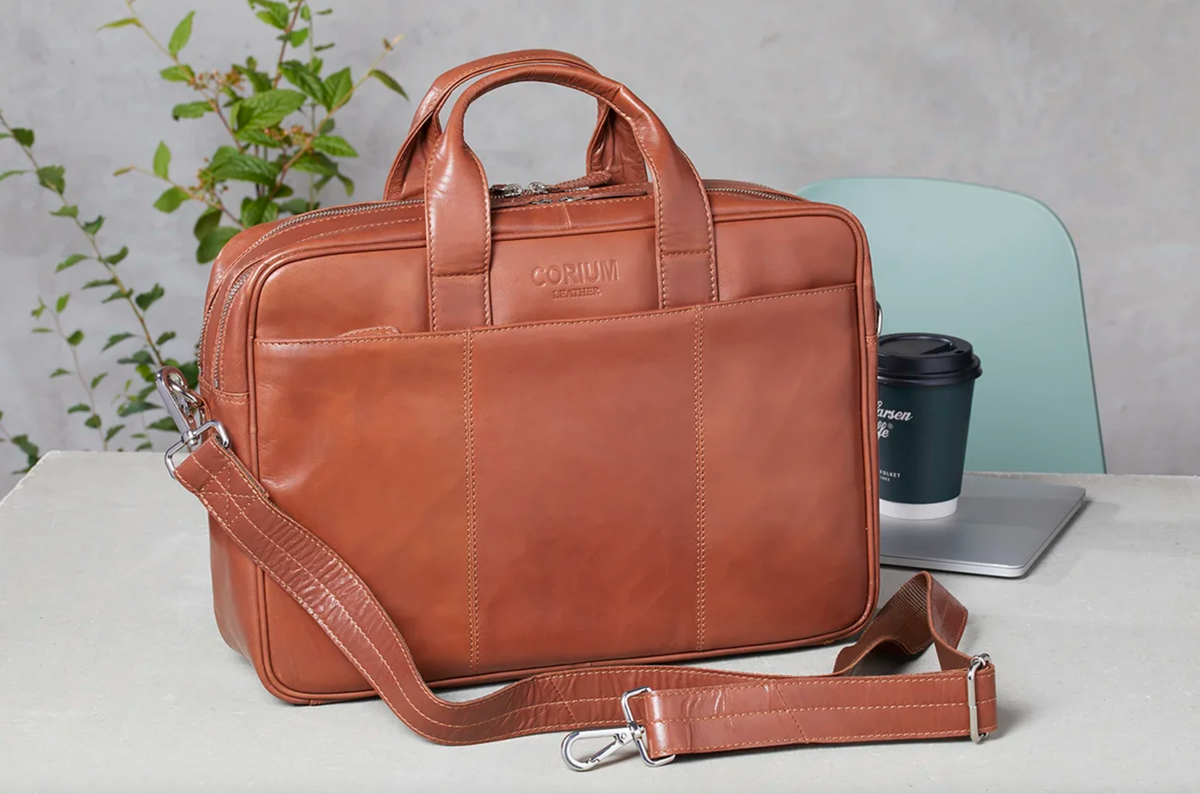Laptoptas MELLO ITALY - Cognac