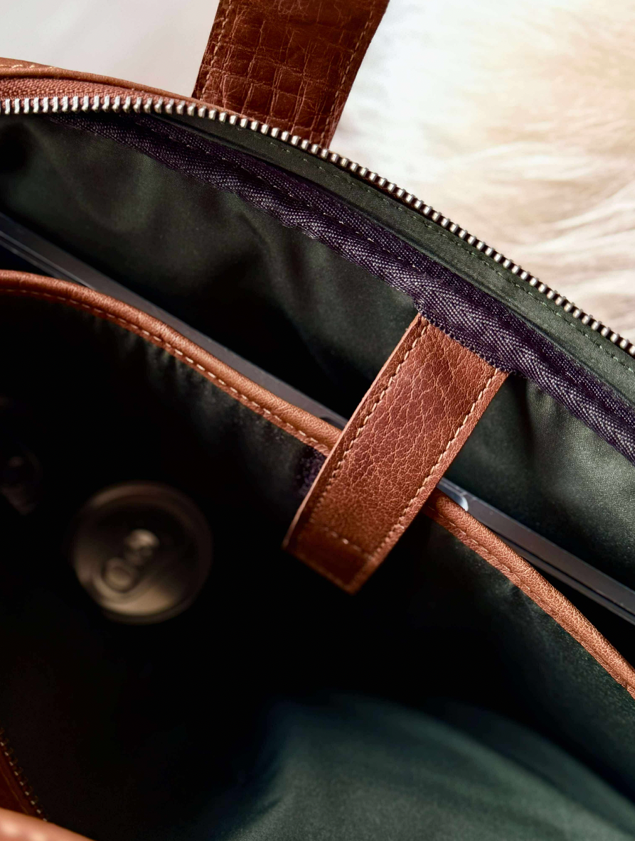 Laptoptas BELLO - Cognac
