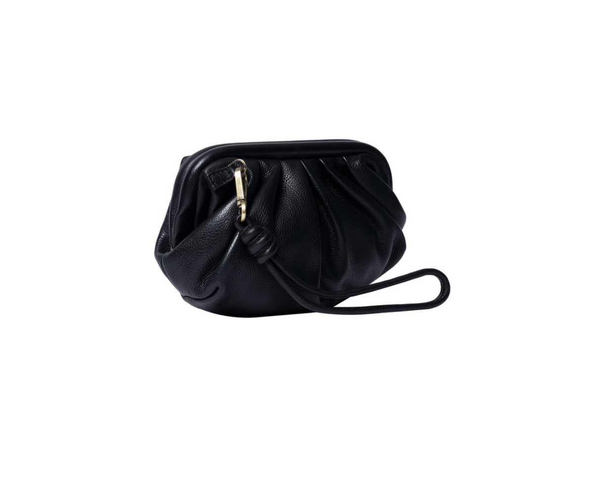 Clutch / leren tas Noha Black