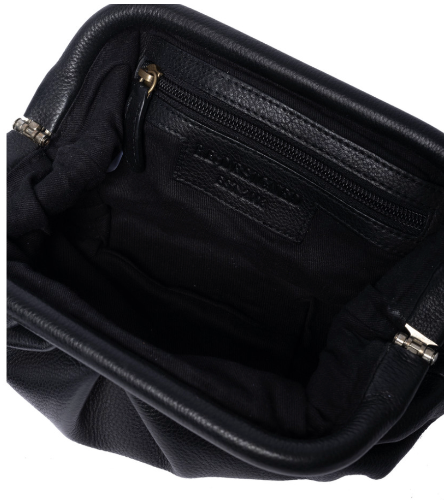 Clutch / leren tas Noha Black