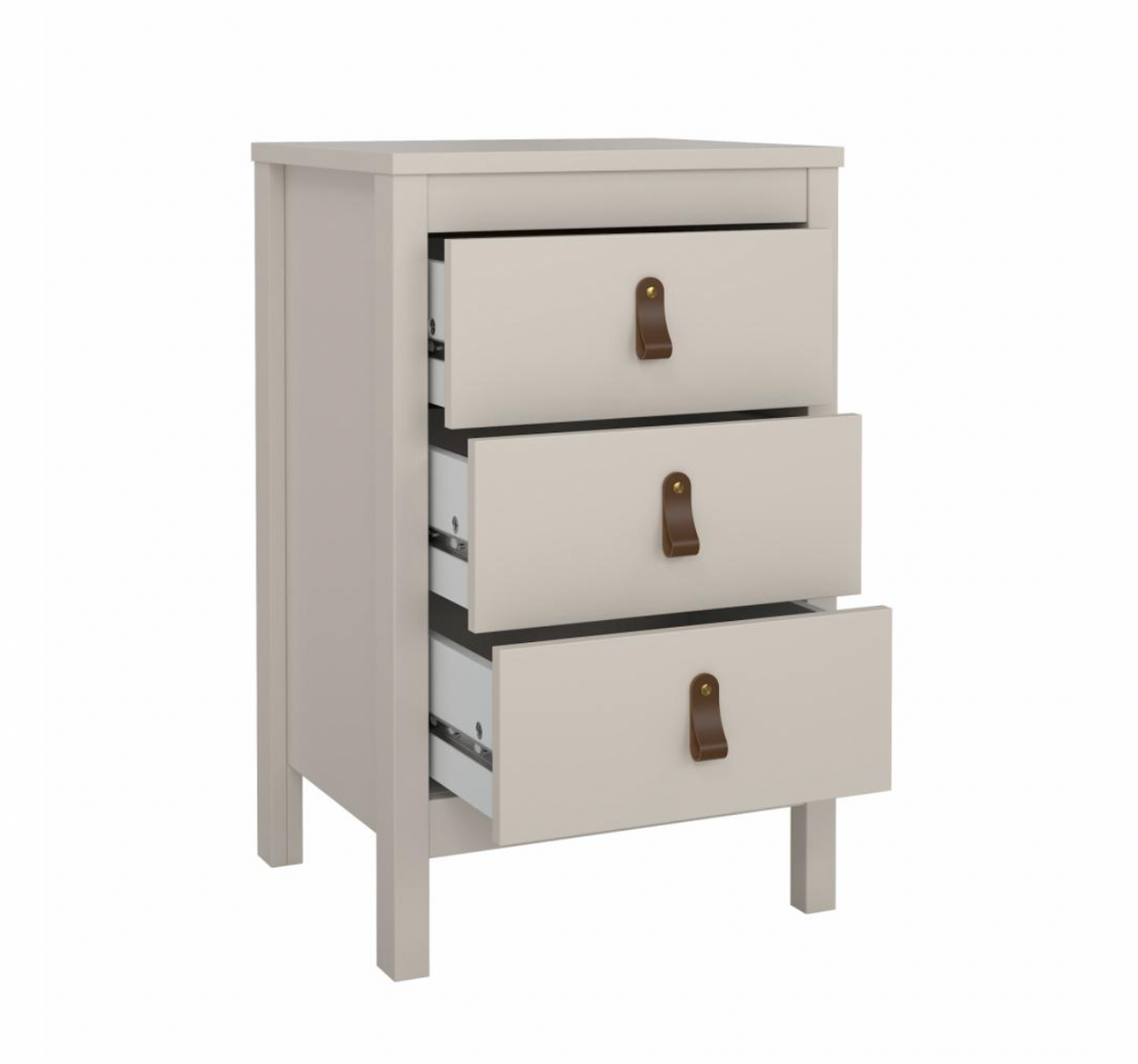 Nachtkastje Madrid met 3 lades - Cashmere