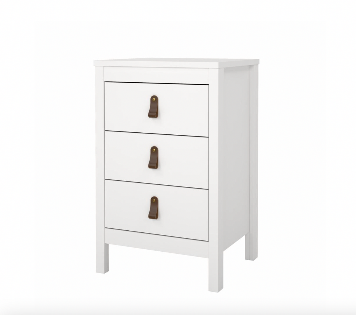 Nachtkastje Madrid met 3 lades - White