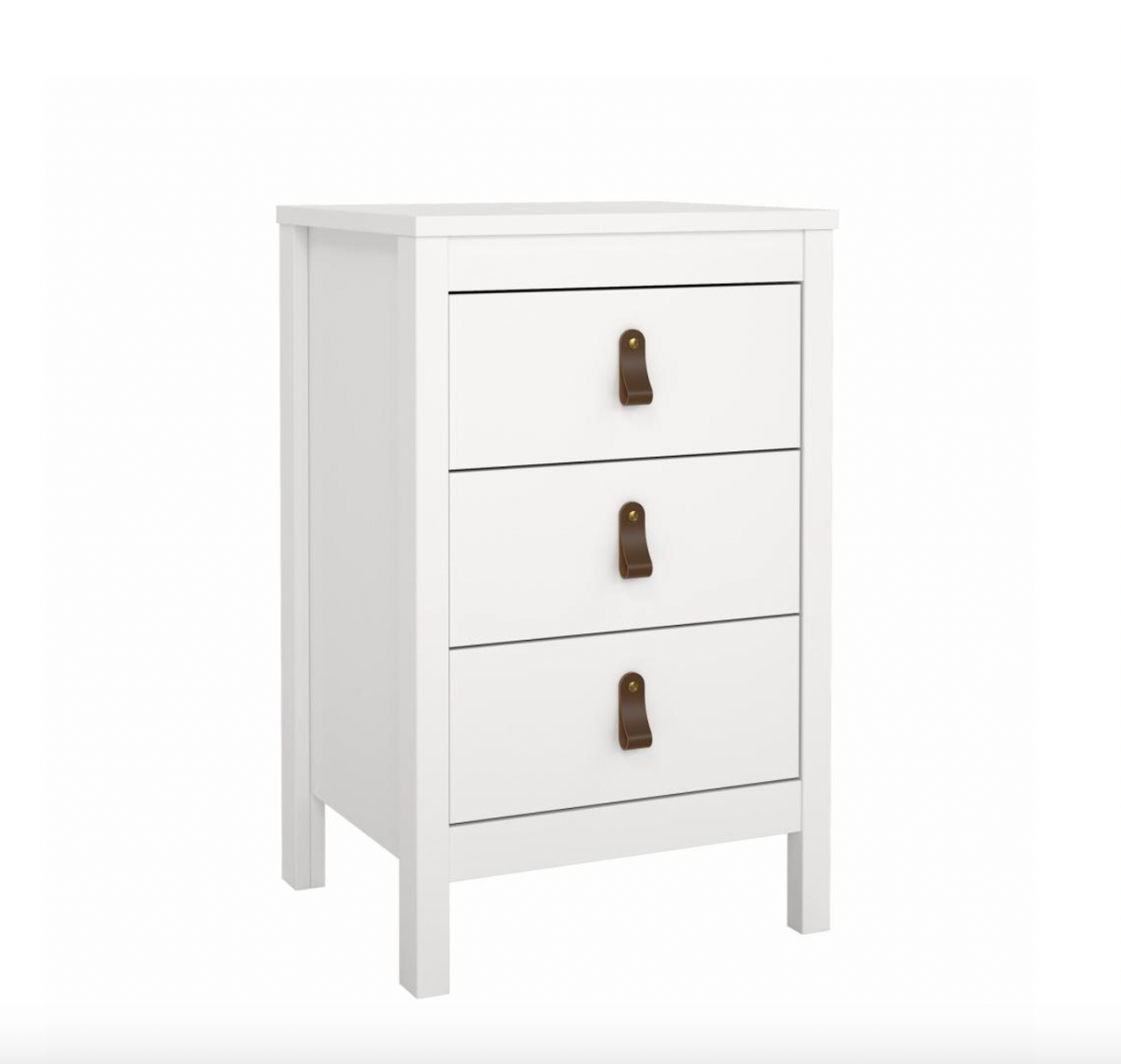 Nachtkastje Madrid met 3 lades - White
