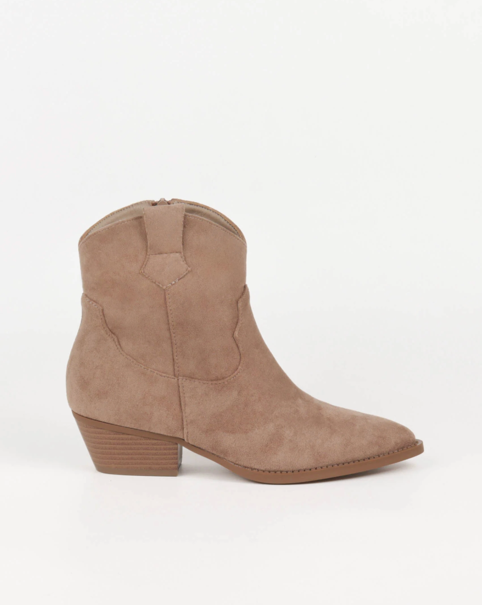 Enkellaars Hollie - Taupe