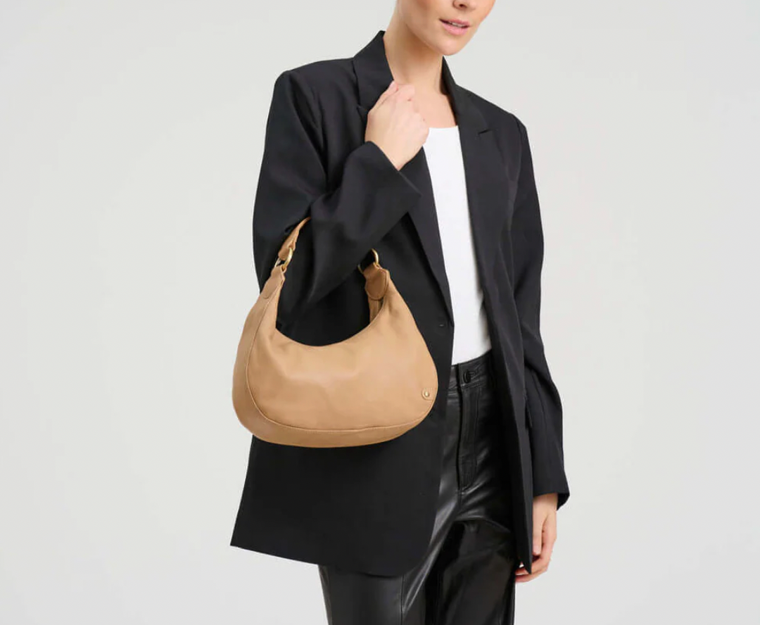 Elegante crossover / handtas -  Camel