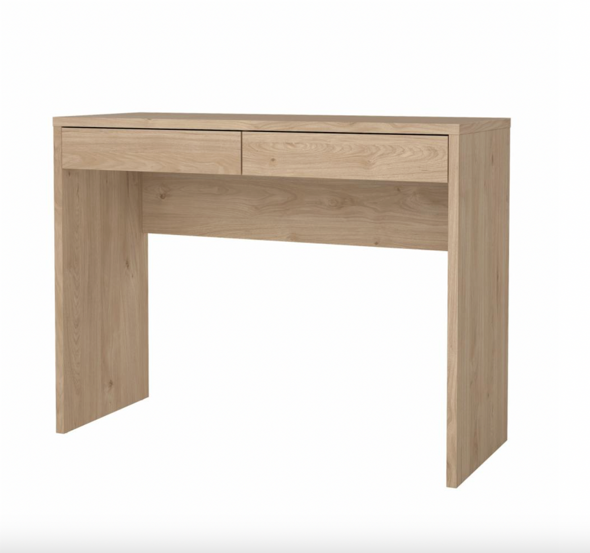 Tafel met 2 lades - Jackson Hickory