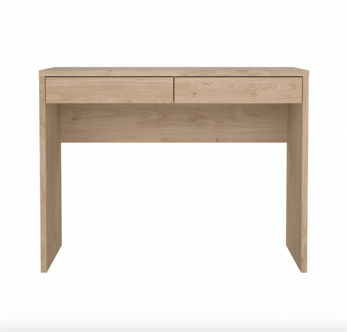 Tafel met 2 lades - Jackson Hickory