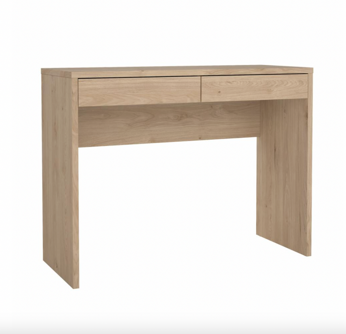 Tafel met 2 lades - Jackson Hickory