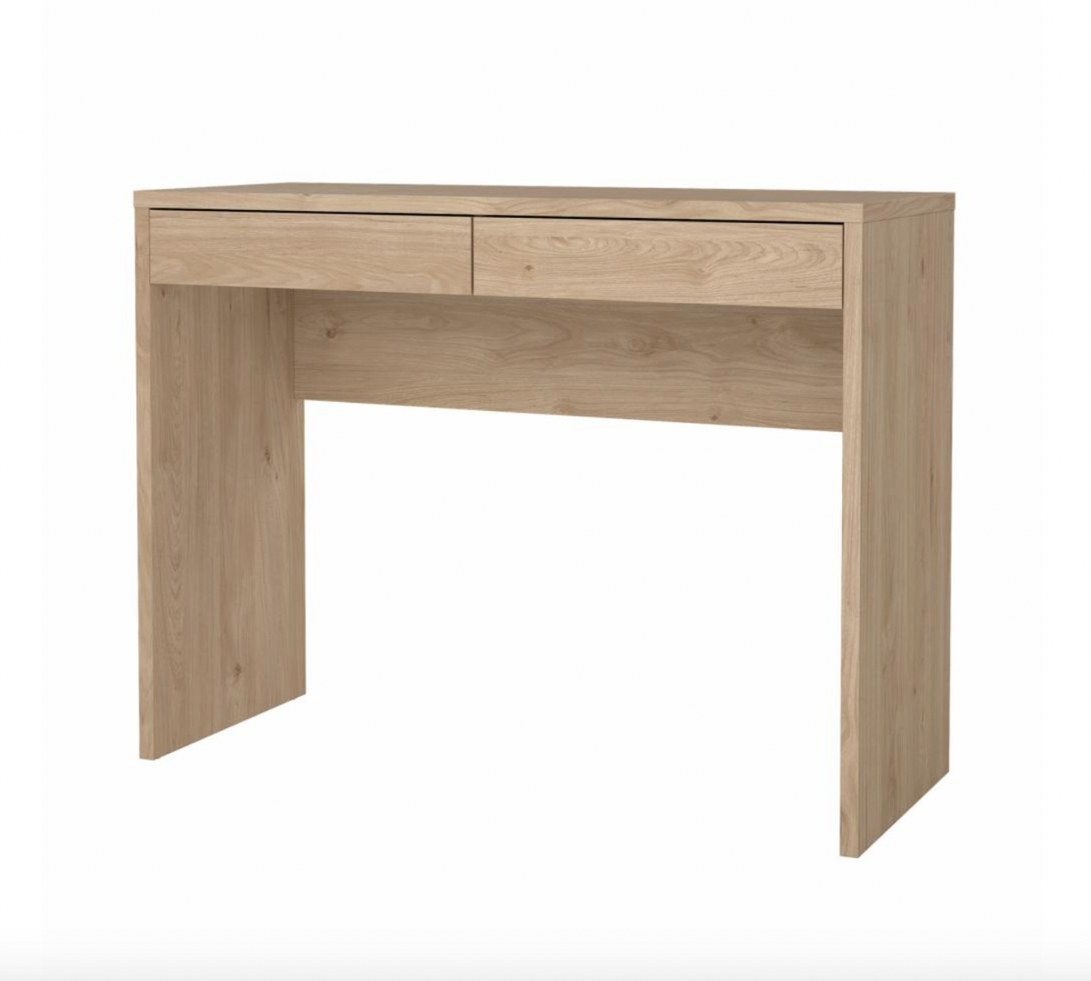 Tafel met 2 lades - Jackson Hickory