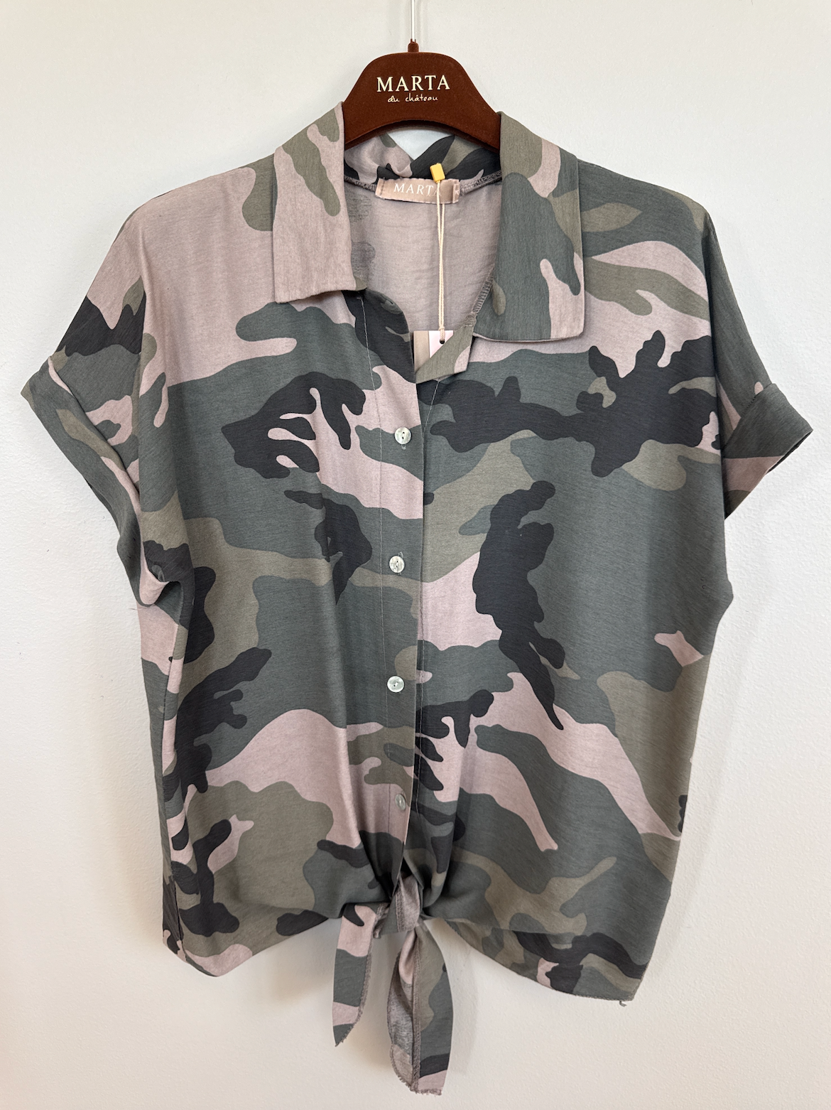 Overhemd Vianne military