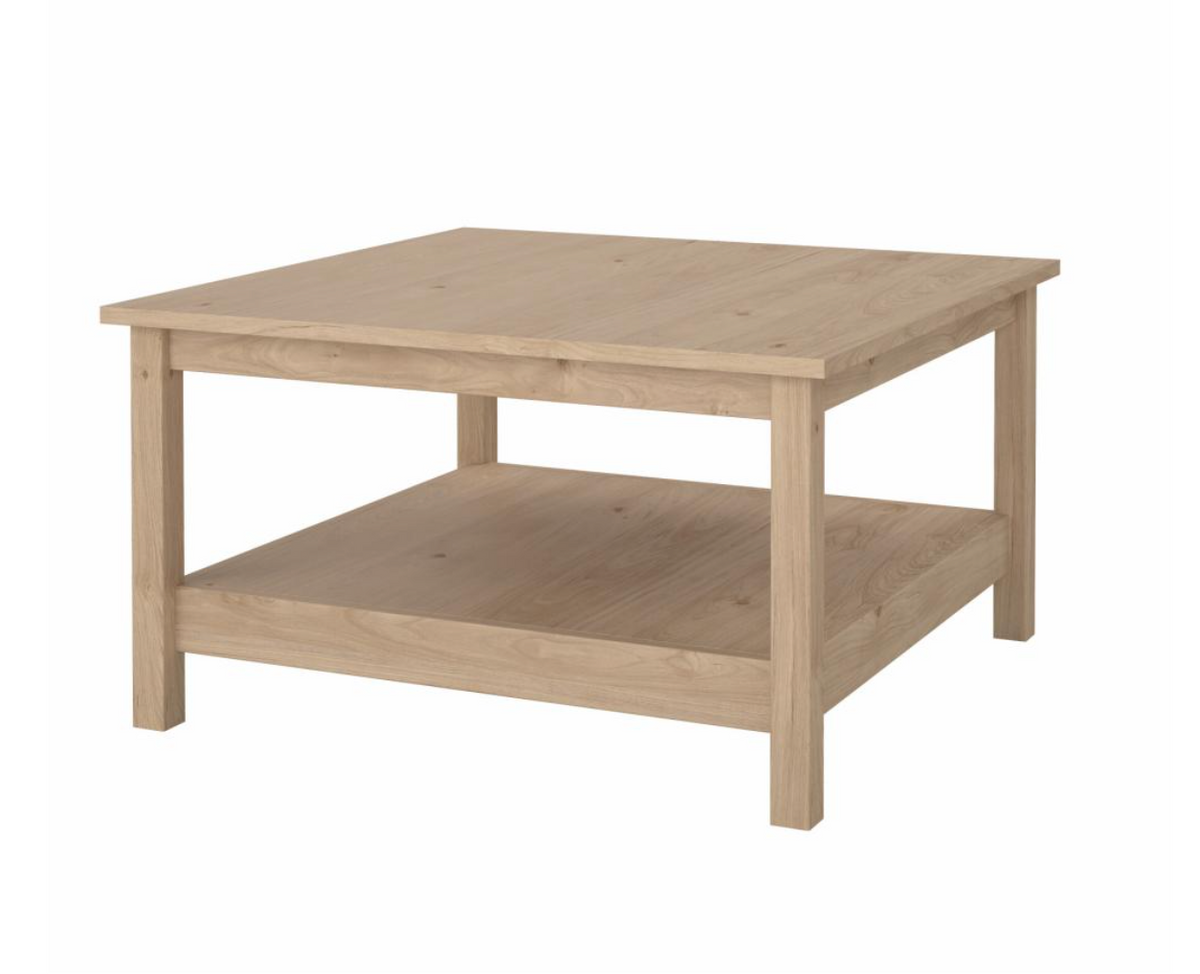 Salontafel met plank