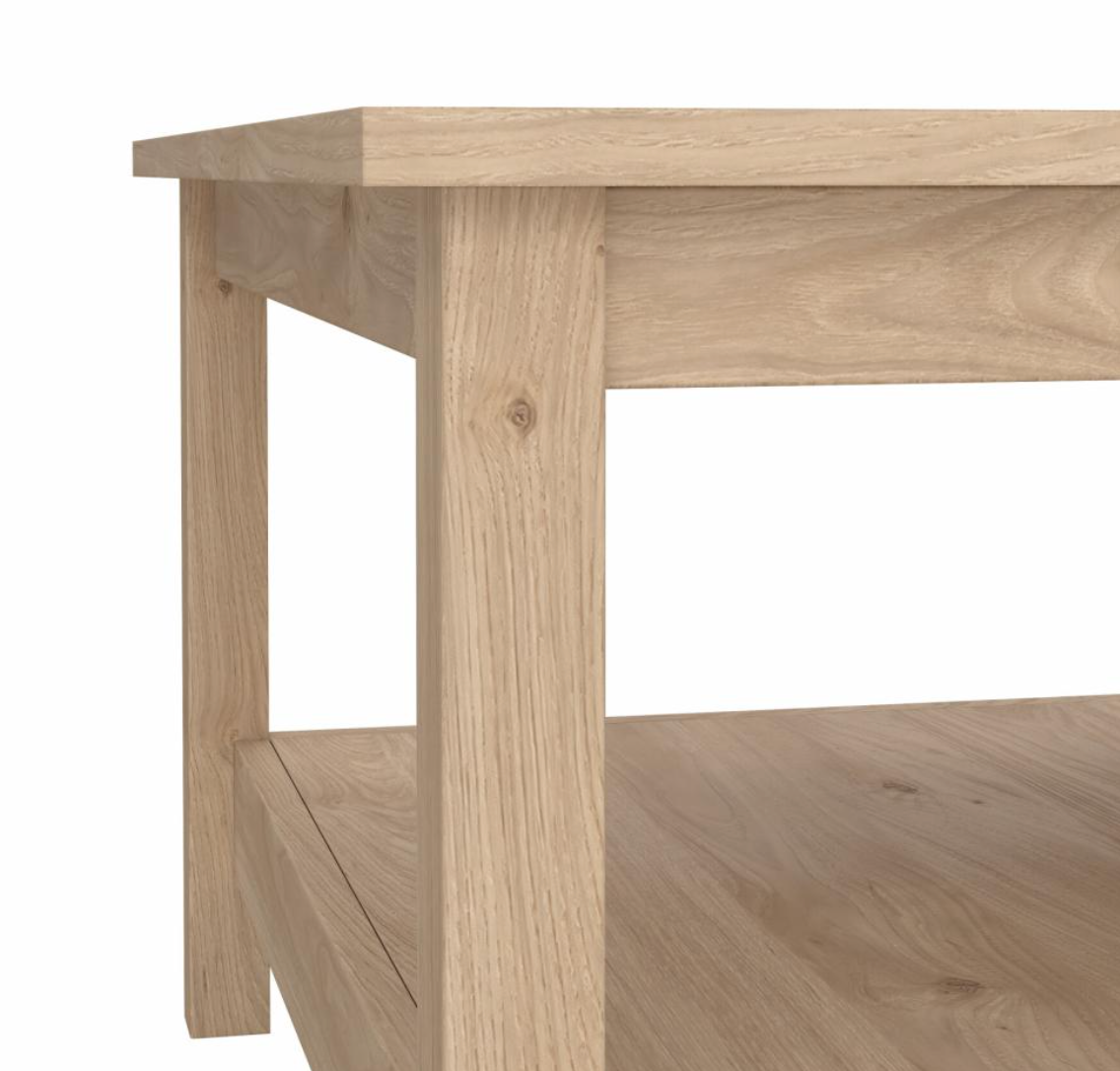 Salontafel met plank