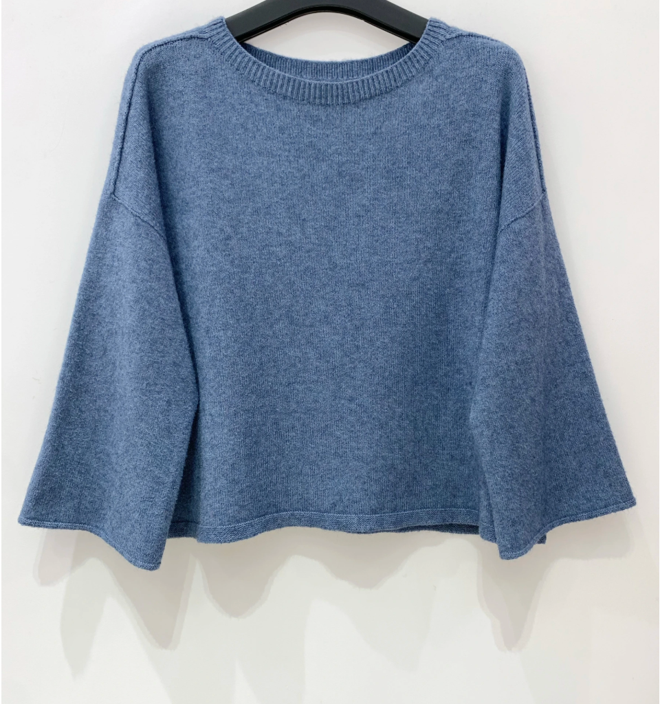 Sweater met 3/4-mouwen - Jeans