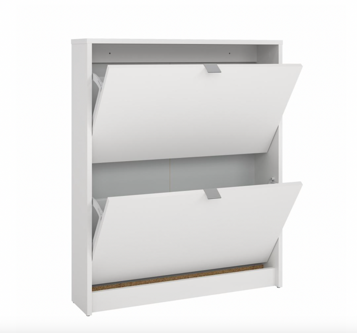 Schoenenkast met 2 vakken - White