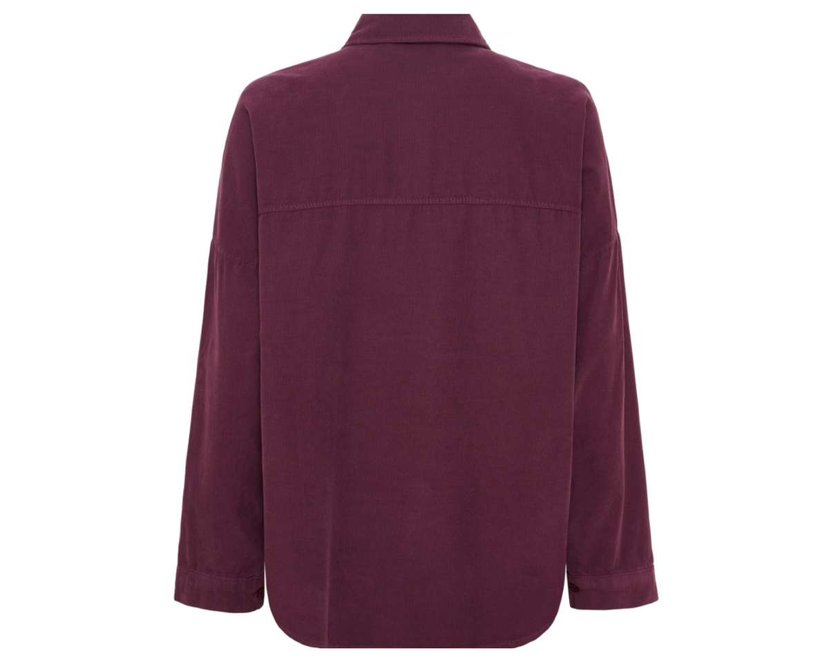 Shirt babycord - Bourgogne