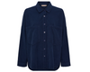 Shirt van babycord - Blue