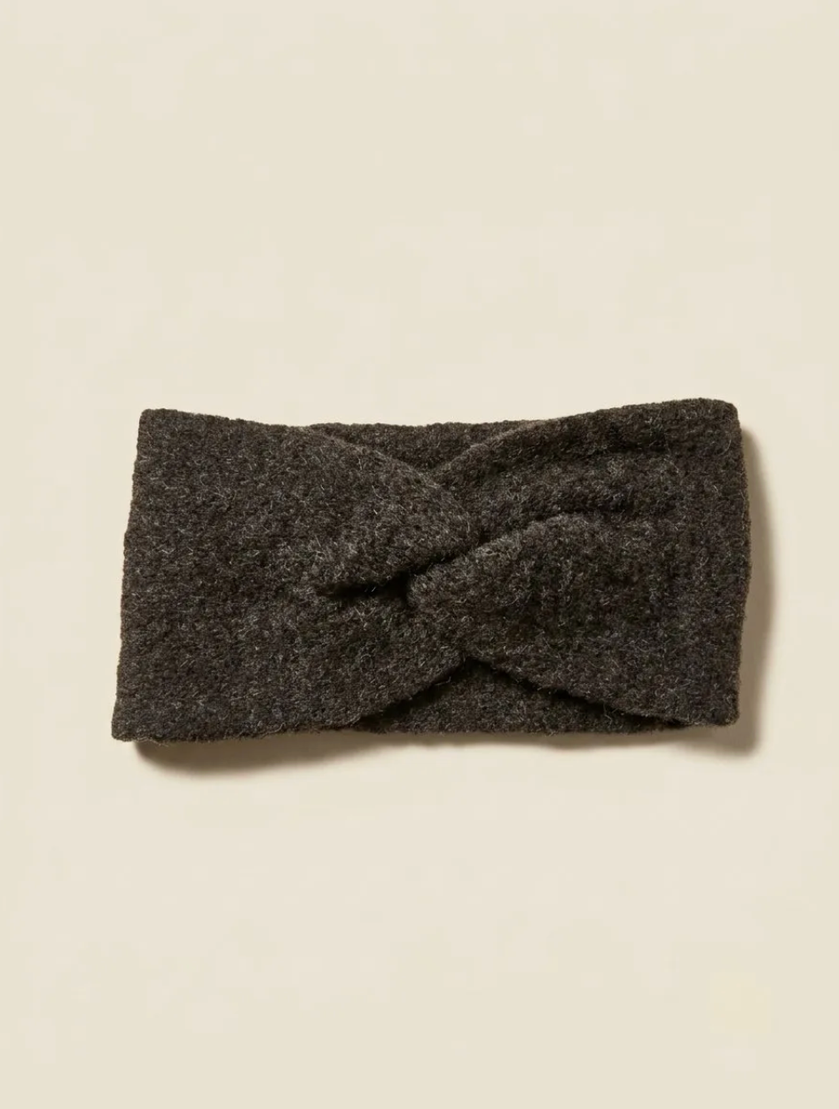 Haarband winter dark brown
