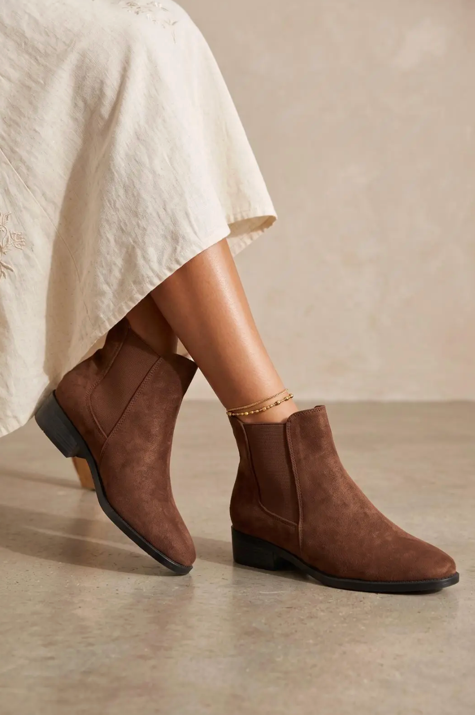 Enkelboots Selina brown