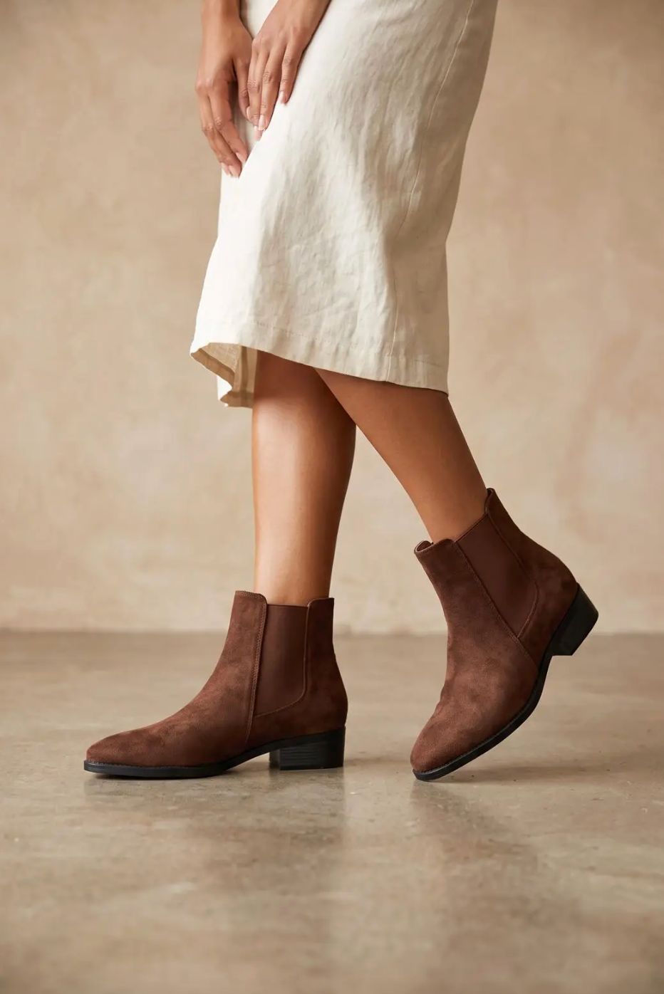 Enkelboots Selina brown