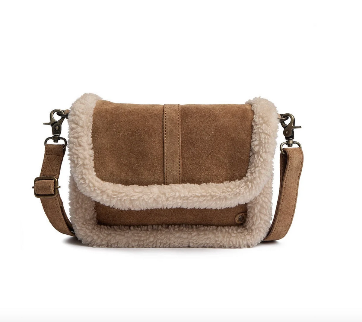 Clutch / leren tas Buenos Aires – Cognac