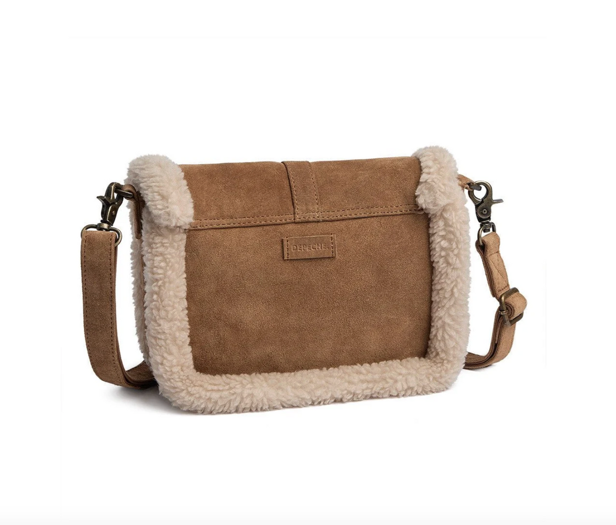 Clutch / leren tas Buenos Aires – Cognac