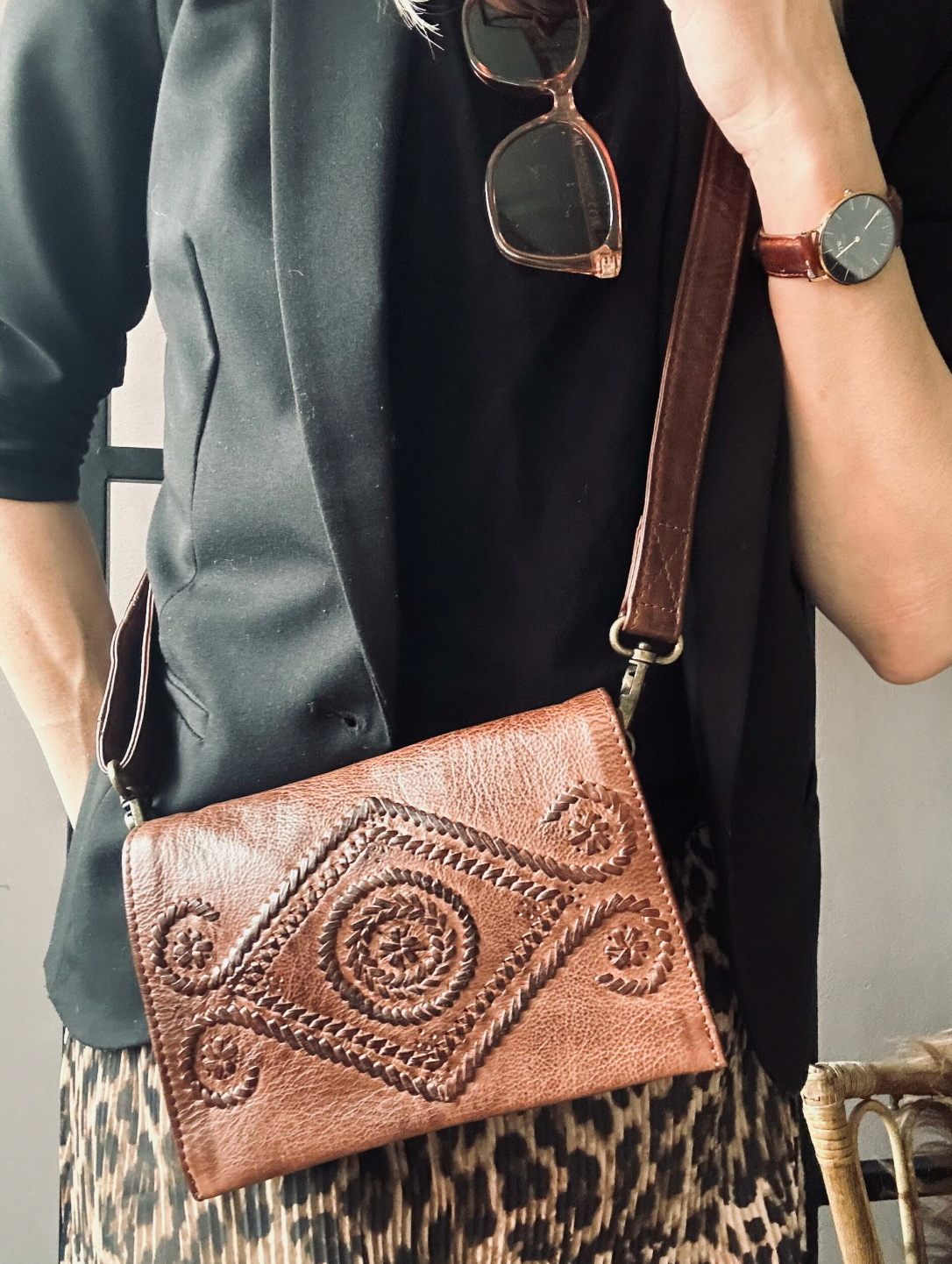 Clutch Boheme Brandy – Handmade