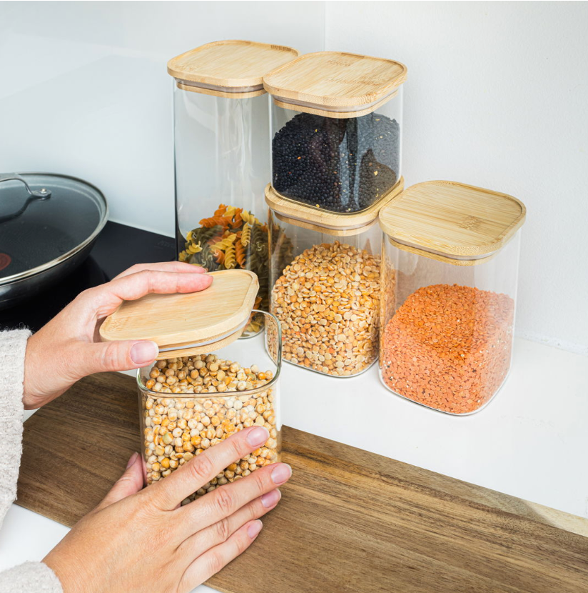 Bewaarpotten – Set van 5 stuks