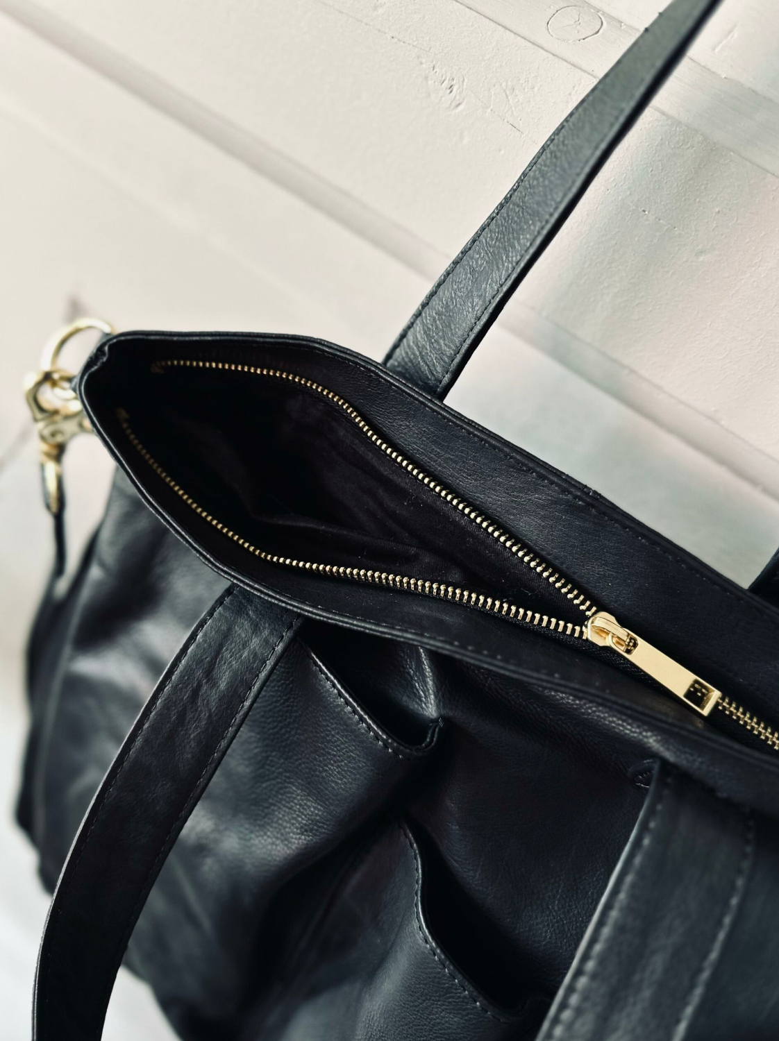 Shopper Black Lux – Kalfsleer