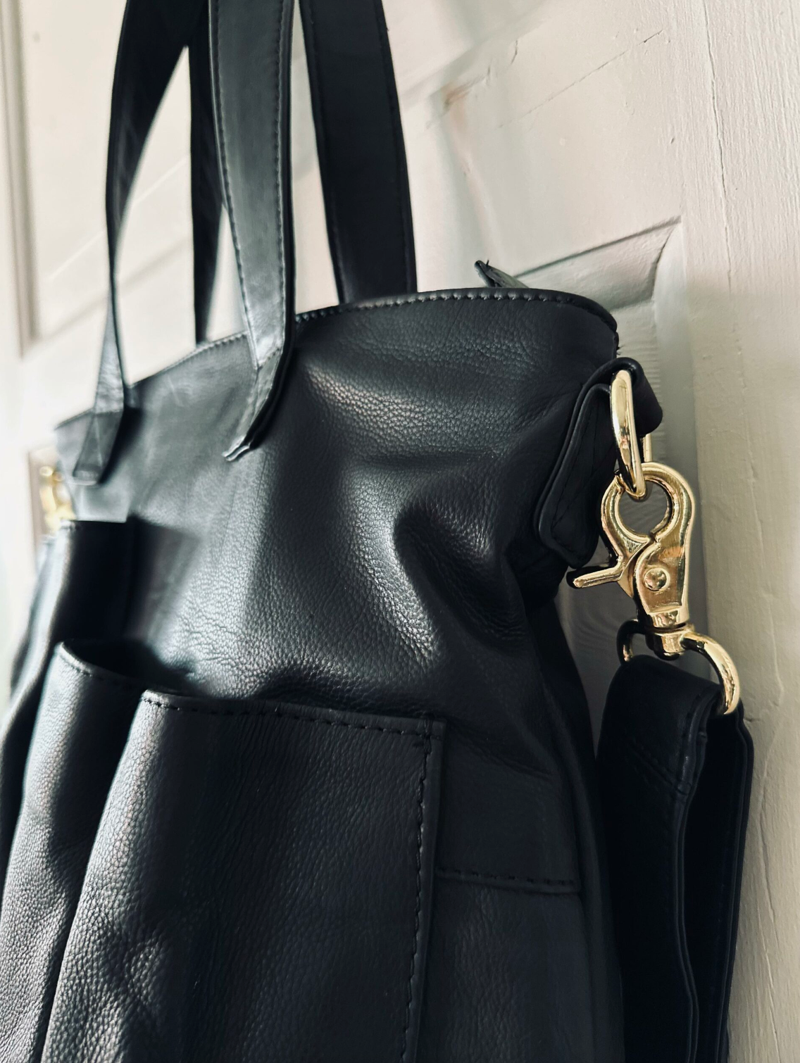 Shopper Black Lux – Kalfsleer