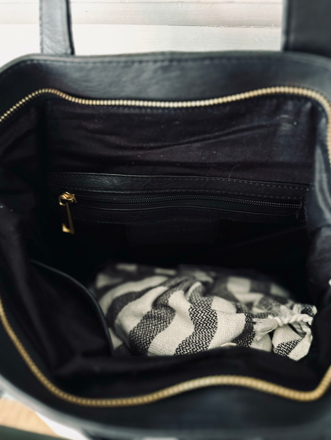 Shopper Black Lux – Kalfsleer