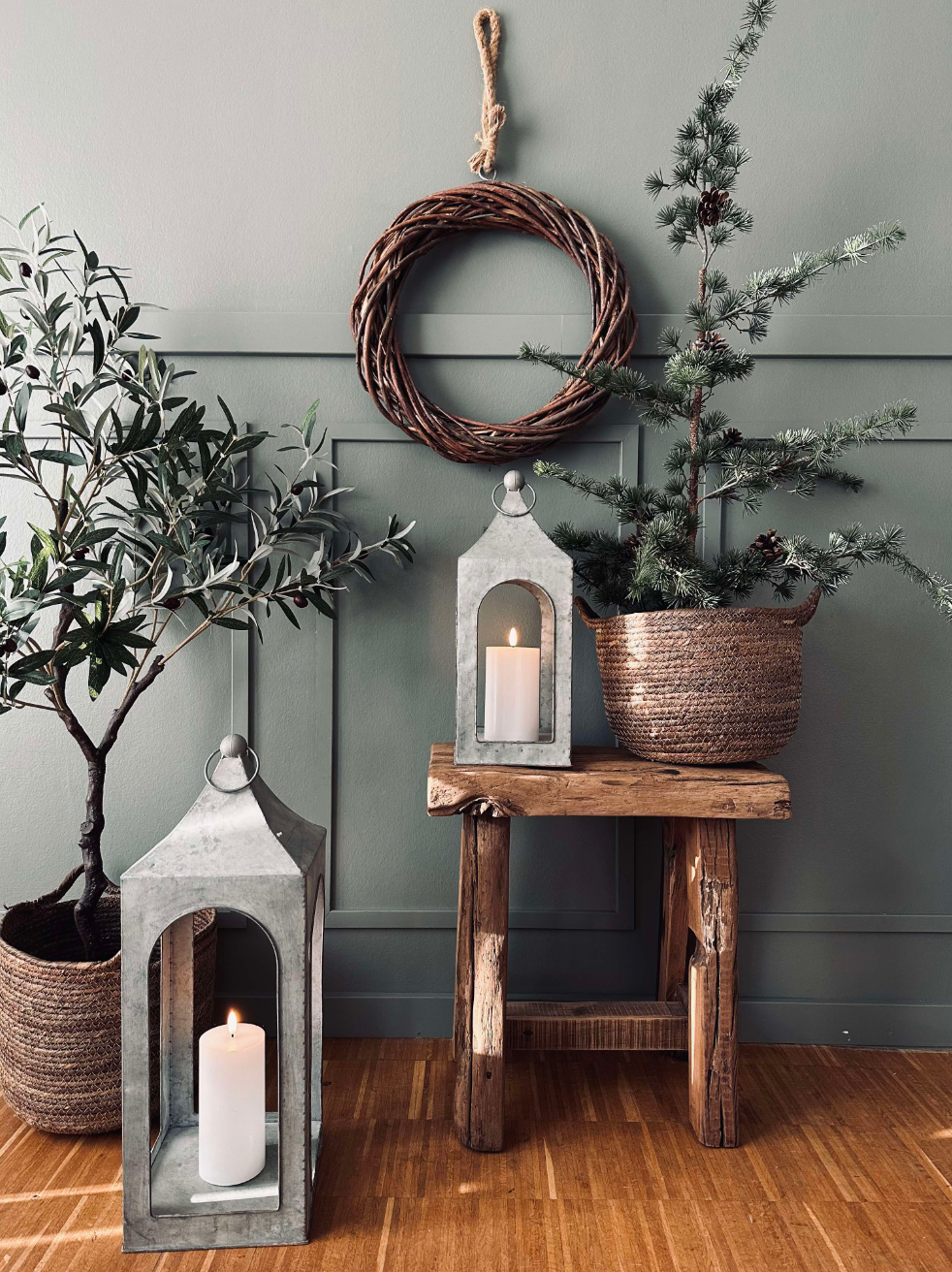 Kruk van gerecycled hout