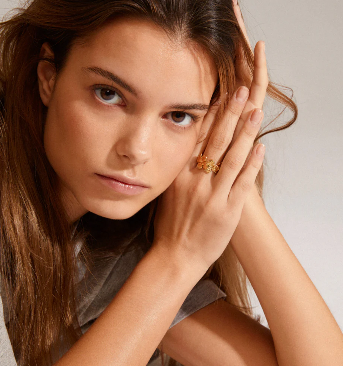 Ring CHARMAINE verguld